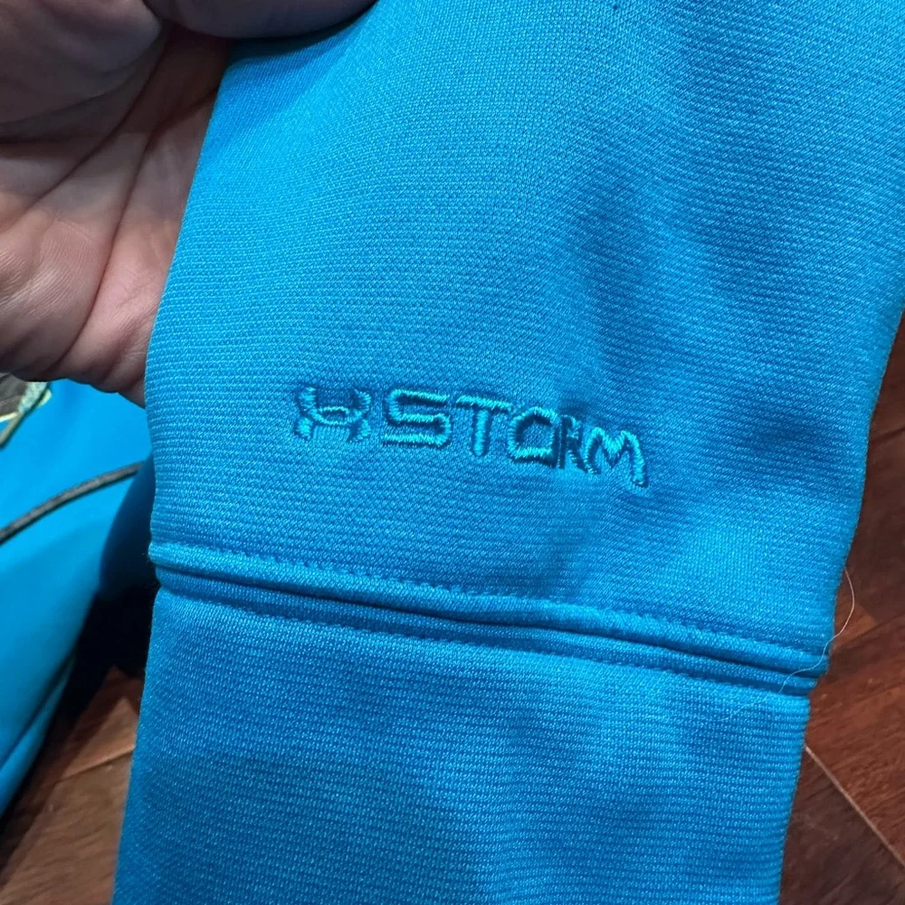 Under Armour Men’s Blue Hoodie with Camo Accents: UA Storm - Picture 11 of 12